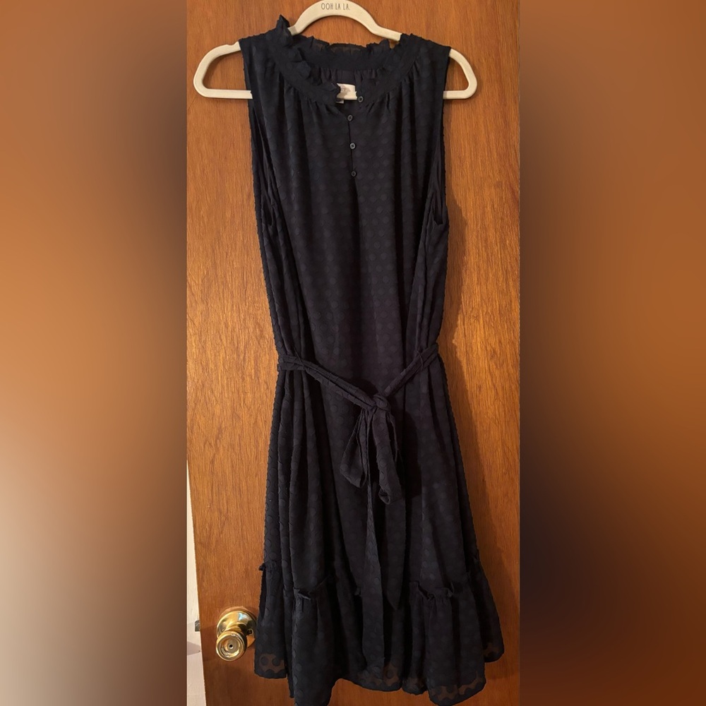 Navy blue summer dress
